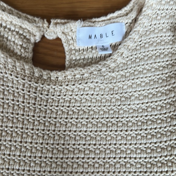 Cream Ruffle Knit Top - Picture 2 of 4